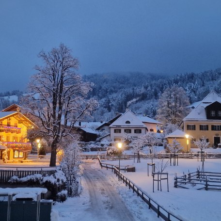 Blick vom Nord-Balkon im Winter, © Ferienwohnung Auszeit am See