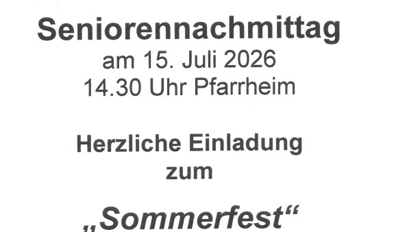 Seniorennachmittag