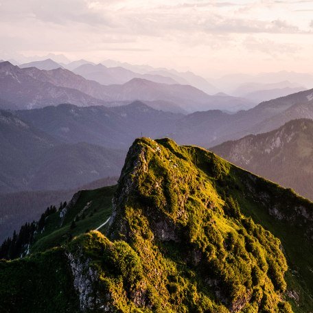 Atemberaubende Ausblicke am Rotwand Gipfel, © Alpenregion Tegernsee Schliersee