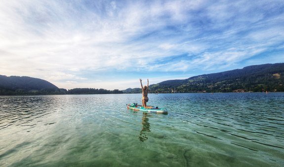 Yoga auf dem SUP