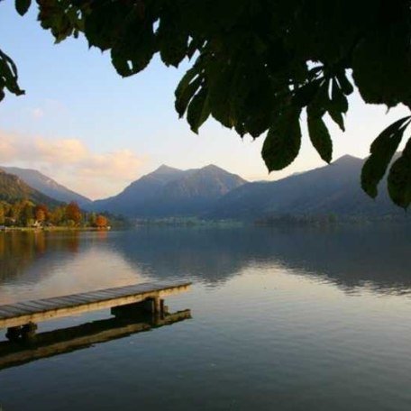 Sicht vom hauseigenen Badestrand, © im-web.de/ Gäste-Information Schliersee in der vitalwelt schliersee