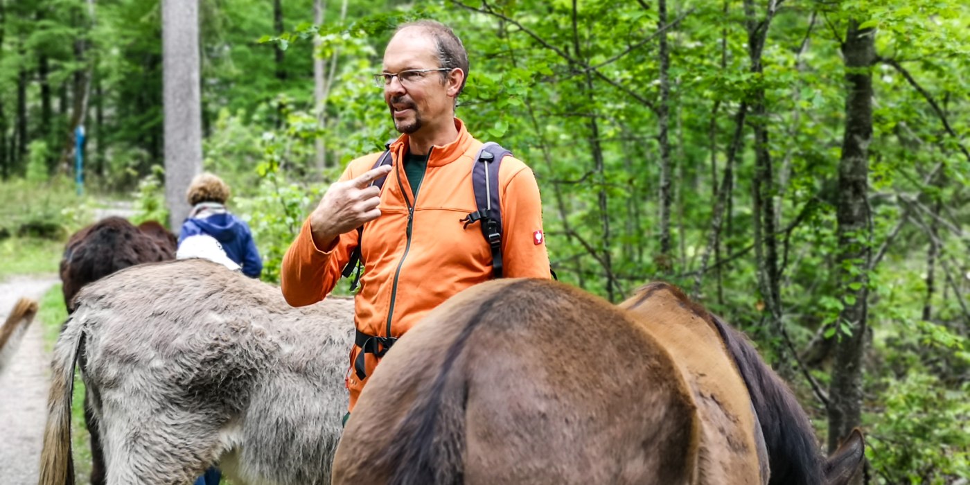 Eselwanderung im Bergsteigerdorf Kreuth, © Der Tegernsee