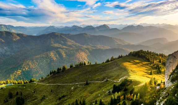 Aussicht in Richtung Süden, © Der Tegernsee