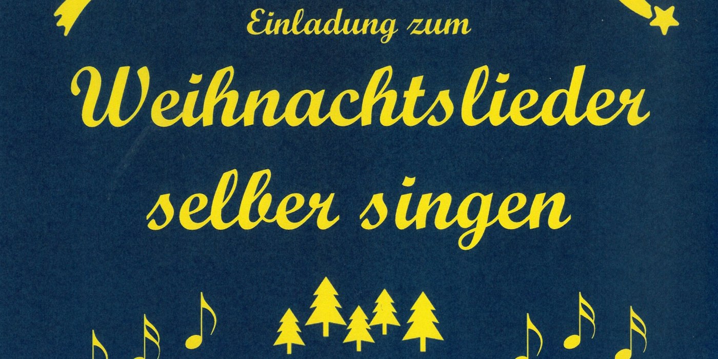 Weihnachtslieder selber singen