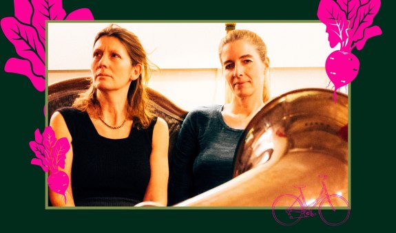 Anschi - Rote Beete - Fahrrad (148 × 105 mm)