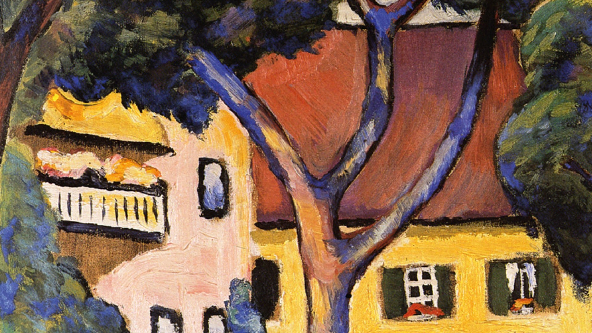 F&uuml;hrung Heimatf&uuml;hrer: August Macke in Tegernsee, &copy; gemeinfrei seit 1985