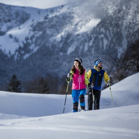 Winterwandern Schneeschuh Bayern, © Hansi Heckmair