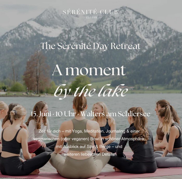 The Sérénité Day Retreat – A Moment by the Lake – Sérénité Club