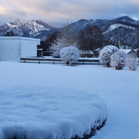 Blick von Terrasse im Winter, © im-web.de/ Gäste-Information Schliersee in der vitalwelt schliersee