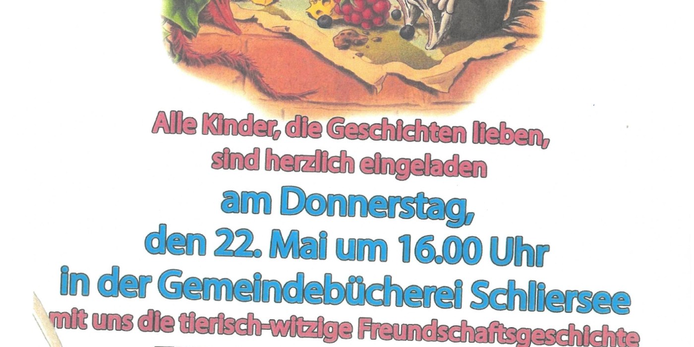 Abenteuer Vorlesen Gemeindebücherei 22 Mai 2025