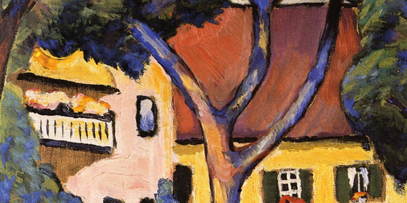 F&uuml;hrung Heimatf&uuml;hrer: August Macke in Tegernsee, &copy; gemeinfrei seit 1985