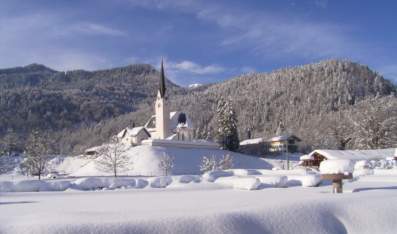 Bergsteigerdorf Kreuth im Winter, &copy; Gemeinde Kreuth