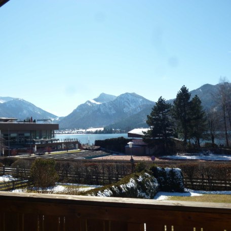 Ausblick von den Ferienwohnungen mit Teil-Garten, Vitalwelt See und Brecherspitz, © im-web.de/ Gäste-Information Schliersee in der vitalwelt schliersee