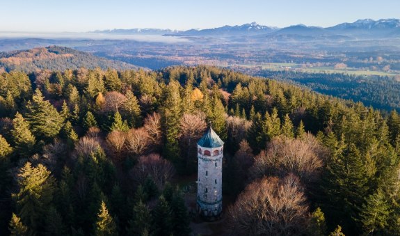 Taubenberg Wasserturm, © Alpenregion Tegernsee Schliersee Taubenberg Wasserturm, © Alpenregion Tegernsee Schliersee