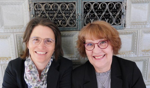 Seite 34 Eigler Elisabeth (rechts) und Rau Eva (links)