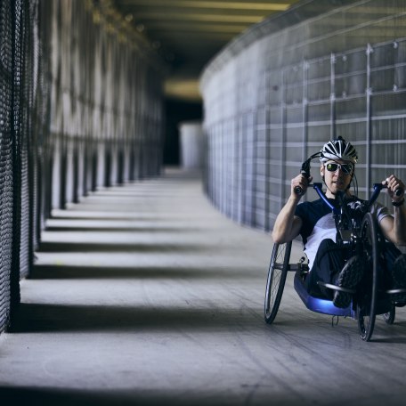 Barrierefrei Handbike, © Urs Golling