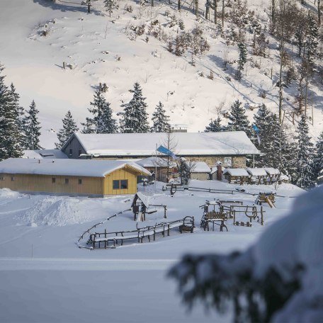 Albert Link Hütte Winter, © Dietmar Denger