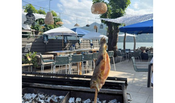 Steckerlfischgrillen am Schlierseer Hof