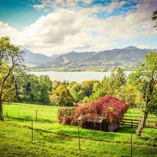 Herbst in Oberbayern am Tegernsee, © Florian Liebenstein