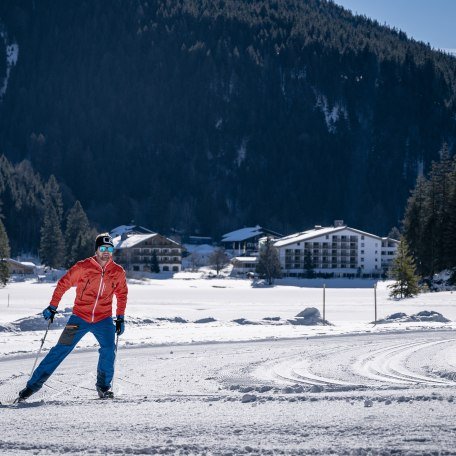 Langlaufen direkt vor dem Hotel, © im-web.de/ Gäste-Information Schliersee in der vitalwelt schliersee