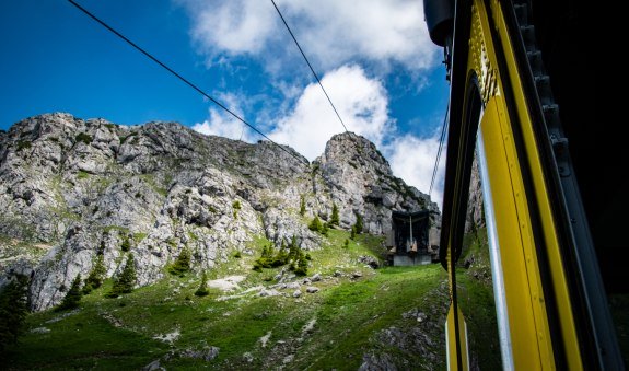 Mit der Gondel zum Wendelstein hoch, © Alpenregion Tegernsee Schliersee