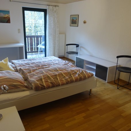 Schlafzimmer 1 mit Doppelbett, © U. Klöppel