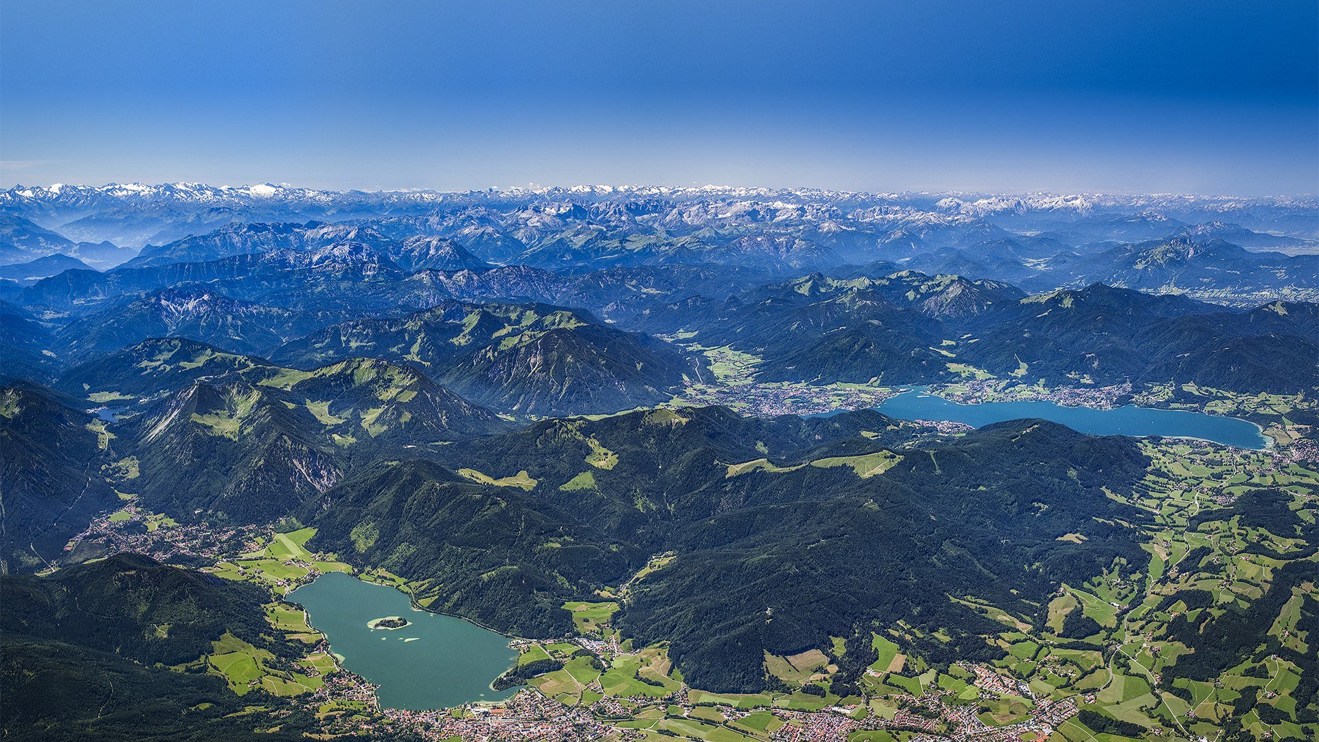 Tegernsee Schliersee Luftaufnahme, © bodenbender-luftbild.de