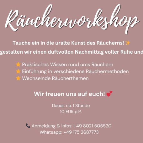 R&auml;ucherworkshop