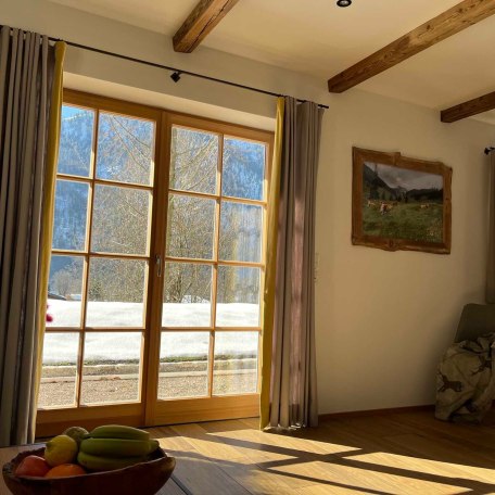 Aussicht auf die Terrasse, © im-web.de/ Tourist-Information Bayrischzell