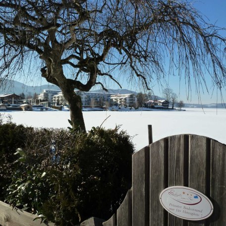 Unser Seegarten im Winterschlaf, &copy; im-web.de/ Tourist-Information Rottach-Egern