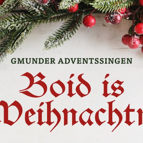 Boid is Weihnachtn´, © Der Tegernsee SZM Boid is Weihnachtn´, © Der Tegernsee SZM
