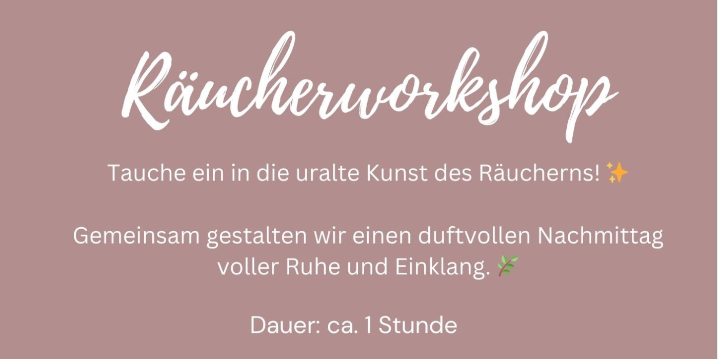 Werbeplakat R&auml;ucherworkshop bei Kunst und mehr, &copy; Marielle Priewe