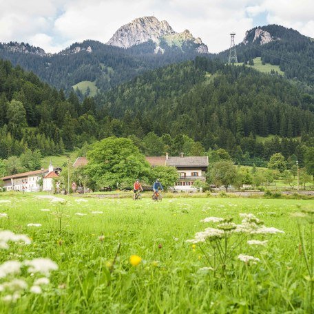 Am Fuße des Wendelsteins Radeln rund um Bayrischzell, © Dietmar Denger